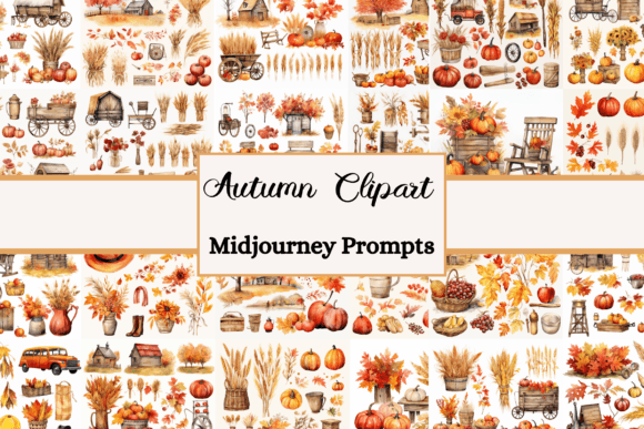 Download Autumn Clipart- Midjourney Prompts - Midjourney Collection
