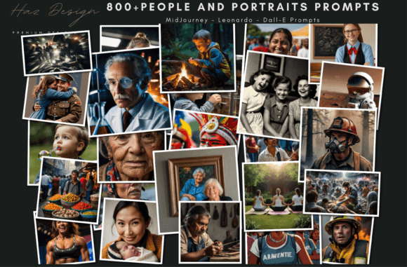 Download 800+ MidJourney Prompts People Portraits - Midjourney Collection