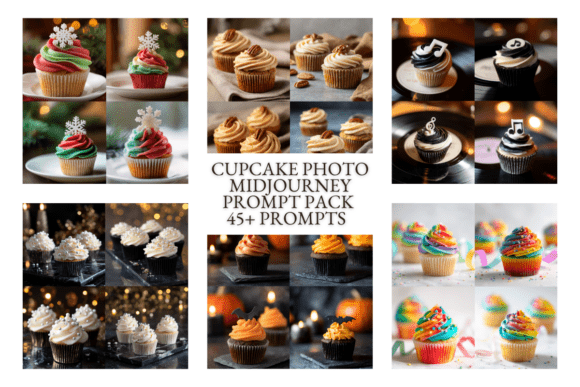 Download Cupcake Photo Midjourney Prompt Pack - Midjourney Collection