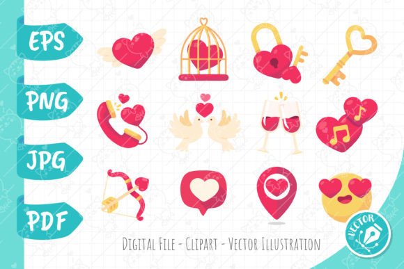 Download Valentine's Day Card Decorative Elements - Premium Resources