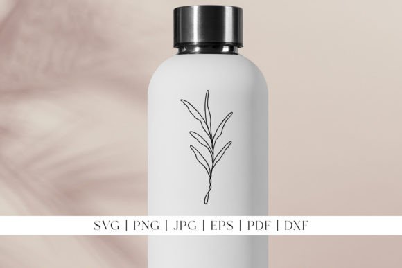 Download Leaf Line Art | Delicate Botanicals - Botanicals Collection