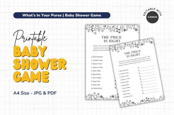 Download The Price is Right Baby Shower Game - Price is right Collection