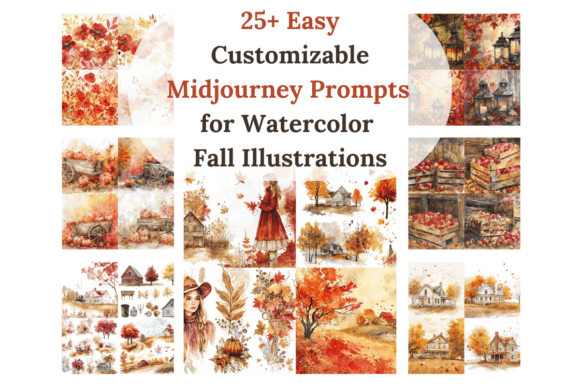 Download Midjourney Prompts for Watercolor Fall - Midjourney Collection